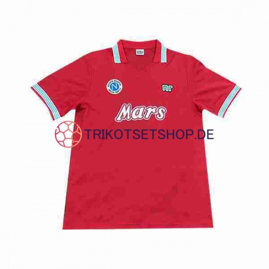 SSC Neapel Retro 1988 1989 Herren Trikot Ausweich Kurzarm