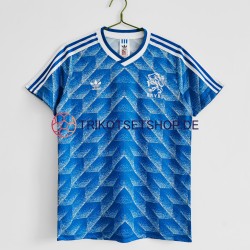 Niederlande Retro 1988 Herren Trikot Auswärts Kurzarm