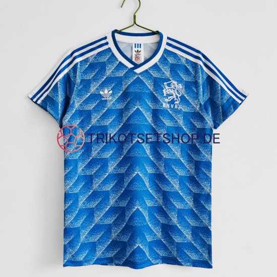 Niederlande Retro 1988 Herren Trikot Auswärts Kurzarm