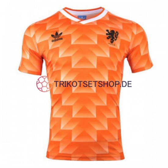 Niederlande Retro 1988 Herren Trikot Heim Kurzarm