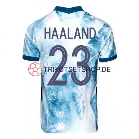 Norwegen Erling Haaland 23 2020-2021 Herren Trikot Auswärts Kurzarm