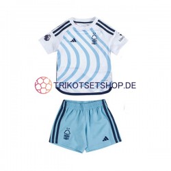 Nottingham Forest 2023-2024 Kinder Trikotset Auswärts Kurzarm
