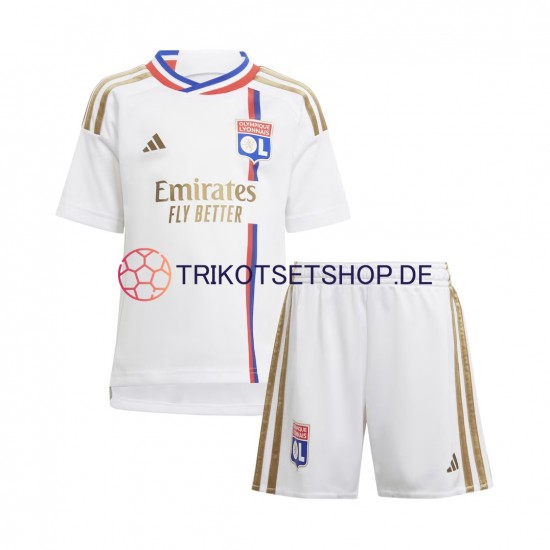 Olympique Lyon 2023-2024 Kinder Trikotset Heim Kurzarm