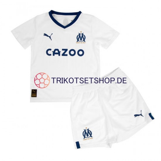 Olympique Marseille 2022-2023 Kinder Trikotset Heim Kurzarm
