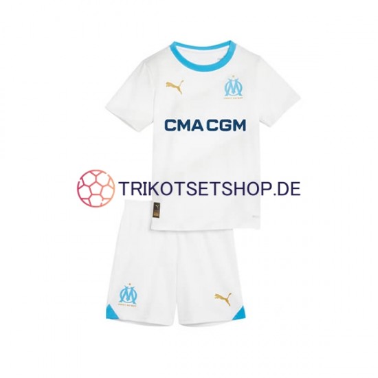 Olympique Marseille 2023-2024 Kinder Trikotset Heim Kurzarm