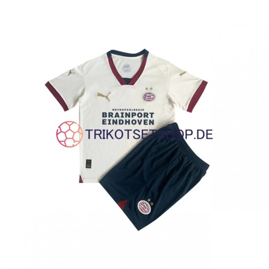 PSV Eindhoven 2023-2024 Kinder Trikotset Auswärts Kurzarm