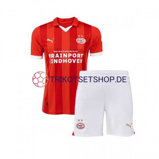 PSV Eindhoven 2023-2024 Kinder Trikotset Heim Kurzarm