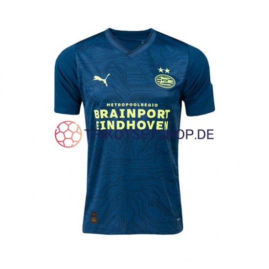 PSV Eindhoven 2023-2024 Herren Trikot Ausweich Kurzarm
