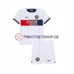 Paris Saint-Germain 2023-2024 Kinder Trikotset Auswärts Kurzarm