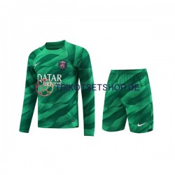 Paris Saint-Germain 2023-2024 Torwart Kinder Trikotset Heim Langarm