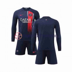 Paris Saint-Germain 2023-2024 Kinder Trikotset Heim Langarm