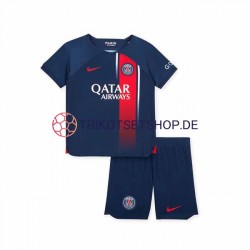 Paris Saint-Germain 2023-2024 Kinder Trikotset Heim Kurzarm