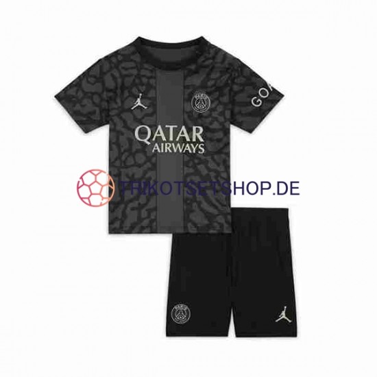 Paris Saint-Germain 2023-2024 Kinder Trikotset Ausweich Kurzarm