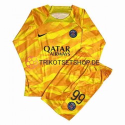 Paris Saint-Germain DONNARUMMA 99 2023-2024 Torwart Kinder Trikotset Auswärts Langarm