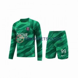 Paris Saint-Germain Donnarumma 99 2023-2024 Torwart Kinder Trikotset Heim Langarm