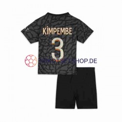 Paris Saint-Germain Kimpembe 3 2023-2024 Kinder Trikotset Ausweich Kurzarm