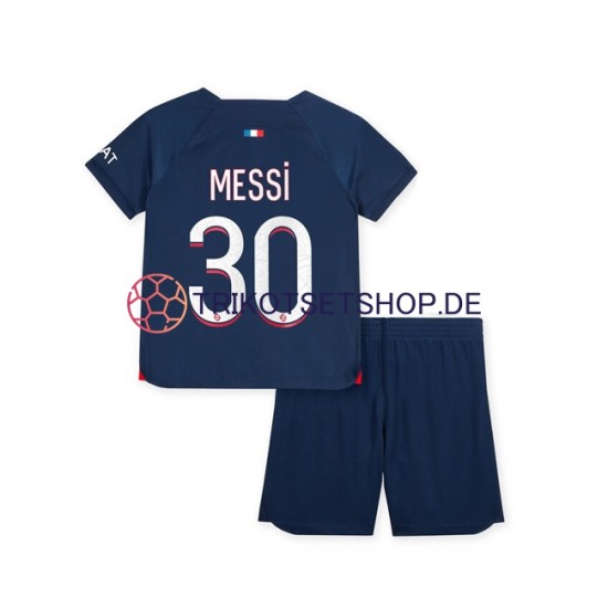 Paris Saint-Germain Lionel Messi 30 2023-2024 Kinder Trikotset Heim Kurzarm