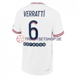 Paris Saint-Germain Marco Verratti 6 2021-2022 Herren Trikot Viertes Kurzarm