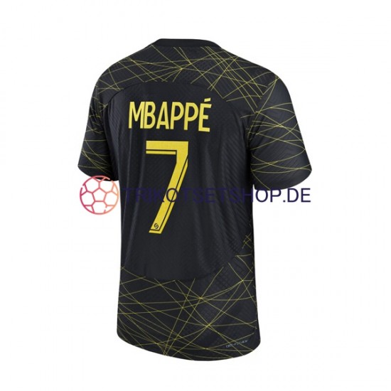Paris Saint-Germain Mbappé 7 2022-2023 Herren Trikot Viertes Kurzarm
