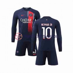 Paris Saint-Germain Neymar Jr 10 2023-2024 Kinder Trikotset Heim Langarm
