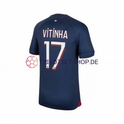 Paris Saint-Germain Vitinha 17 2023-2024 Herren Trikot Heim Kurzarm