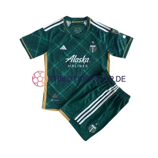 Portland Timbers 2023 Kinder Trikotset Heim Kurzarm