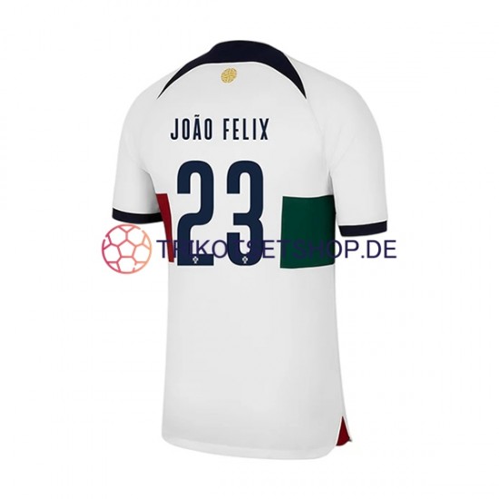 Portugal Joao Felix 23 World Cup 2022 Herren Trikot Auswärts Kurzarm