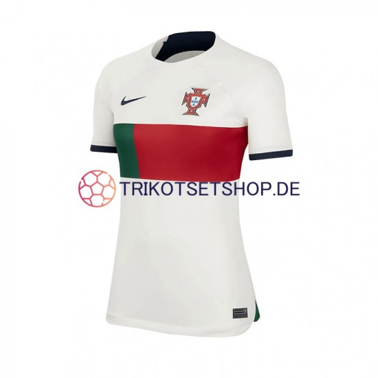 Portugal Ladies World Cup 2022 Auswärts Kurzarm