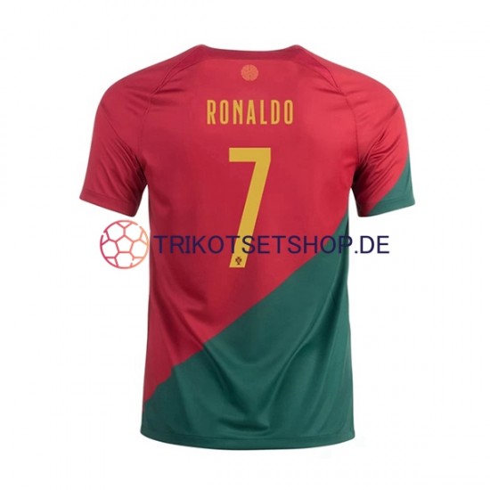 Portugal Ronaldo 7 World Cup 2022 Herren Trikot Heim Kurzarm
