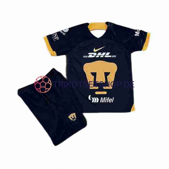 UNAM Pumas 2023-2024 Kinder Trikotset Auswärts Kurzarm