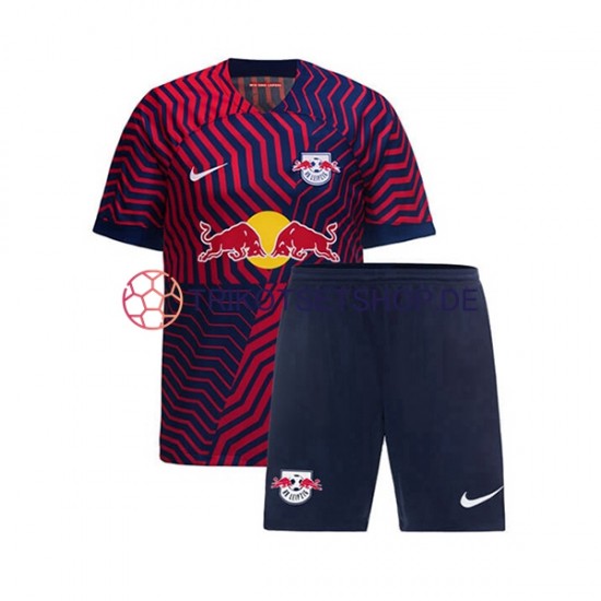 RB Leipzig 2023-2024 Kinder Trikotset Auswärts Kurzarm