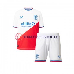 Rangers 2022-2023 Kinder Trikotset Auswärts Kurzarm