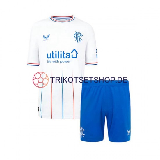 Rangers 2023-2024 Kinder Trikotset Auswärts Kurzarm