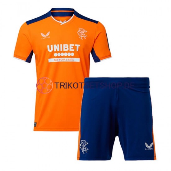 Rangers 2022-2023 Kinder Trikotset Ausweich Kurzarm