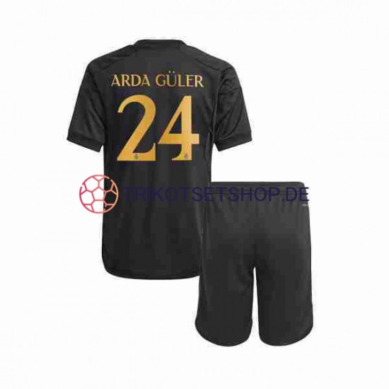 Real Madrid Arda Guler 24 2023-2024 Kinder Trikotset Ausweich Kurzarm