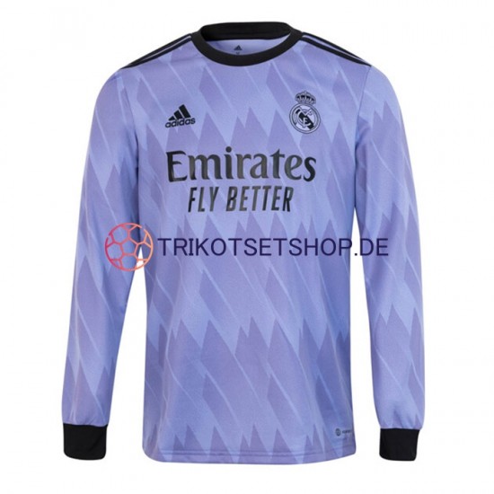 Real Madrid 2022-2023 Herren Trikot Auswärts Langarm