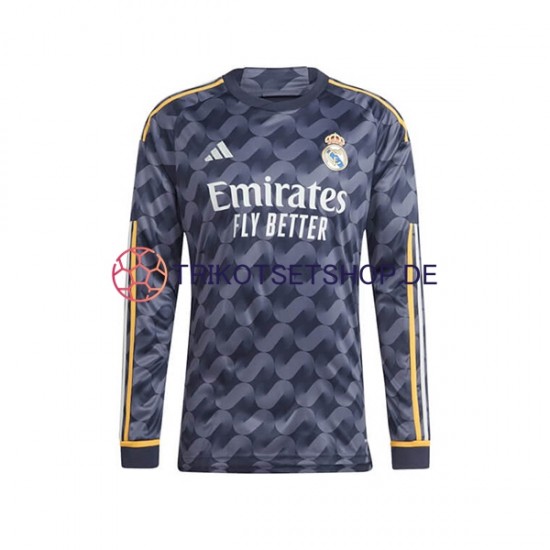 Real Madrid 2023-2024 Herren Trikot Auswärts Langarm