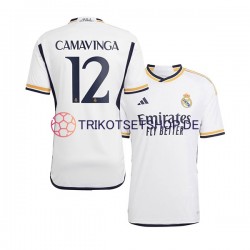 Real Madrid Camavinga 12 2023-2024 Herren Trikot Heim Kurzarm