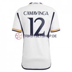Real Madrid Camavinga 12 2023-2024 Herren Trikot Heim Kurzarm