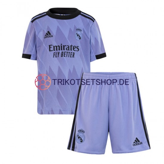 Real Madrid 2022-2023 Kinder Trikotset Auswärts Kurzarm