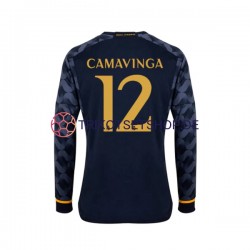 Real Madrid EDUARDO CAMAVINGA 12 2023-2024 Herren Trikot Auswärts Langarm