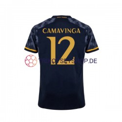 Real Madrid EDUARDO CAMAVINGA 12 2023-2024 Herren Trikot Auswärts Kurzarm