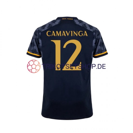 Real Madrid EDUARDO CAMAVINGA 12 2023-2024 Herren Trikot Auswärts Kurzarm