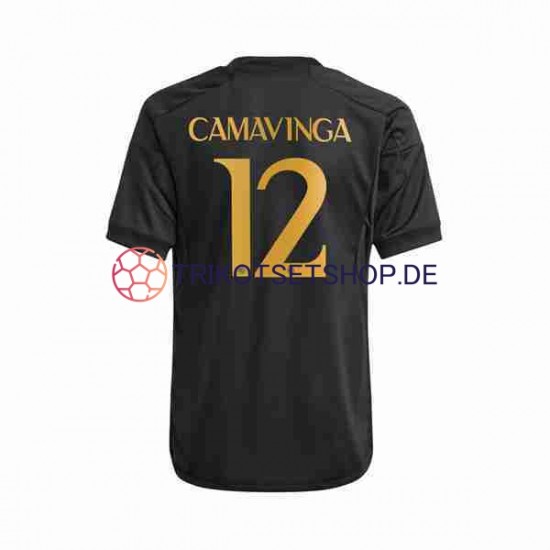 Real Madrid Eduardo Camavinga 12 2023-2024 Herren Trikot Ausweich Kurzarm