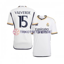 Real Madrid Federico Valverde 15 2023-2024 Herren Trikot Heim Kurzarm