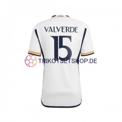 Real Madrid Federico Valverde 15 2023-2024 Herren Trikot Heim Kurzarm