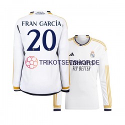 Real Madrid Fran Garcia 20 2023-2024 Herren Trikot Heim Langarm