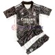 Real Madrid 2022-2023 Torwart Kinder Trikotset Auswärts Kurzarm