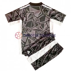 Real Madrid 2022-2023 Torwart Kinder Trikotset Auswärts Kurzarm