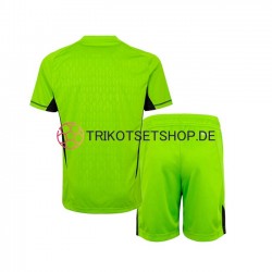 Real Madrid 2023-2024 Torwart Kinder Trikotset Heim Kurzarm